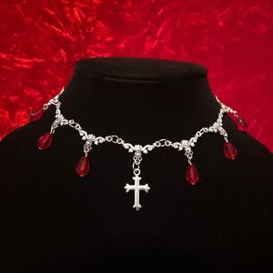 Vampire Goth Choker Necklace